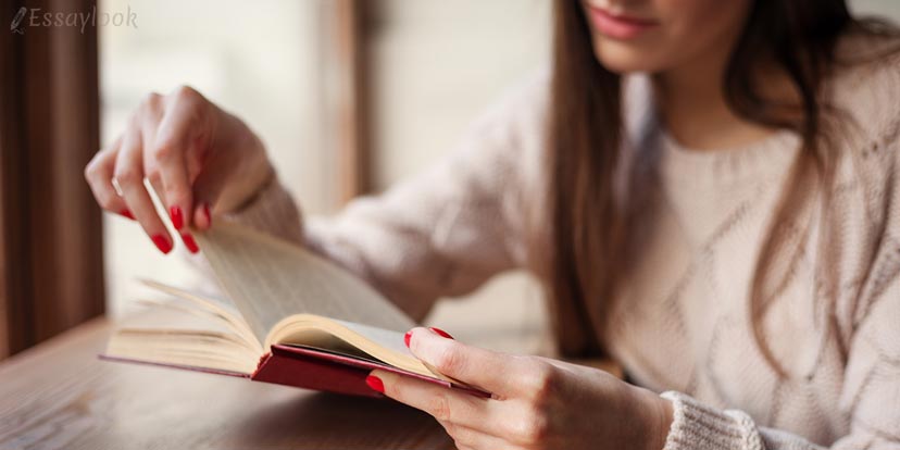 Holding a Book