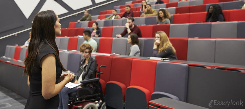 Students at Lecture